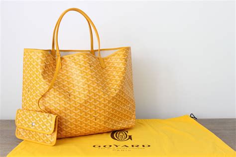 goyard yellow bag price|Goyard bag price 2021.